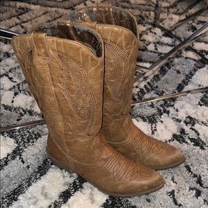 Brown Western Cowboy Boots